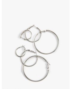  DES BOUCLES D&#39;OREILLES SILVER T