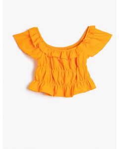  T-SHIRT MC ORANGE 4-5