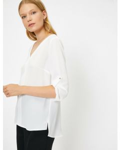  BLOUSE ML BSC OFF WHITE 34