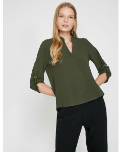  BLOUSE ML KHAKI 34