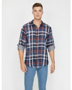  CHEMISES ML MARINE CHECK S