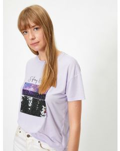  T-SHIRT MC LILA XXL