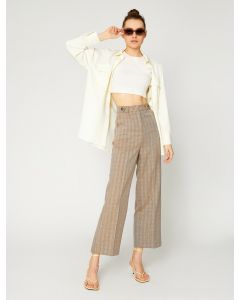  PANTALON BEIGE CHECK 44