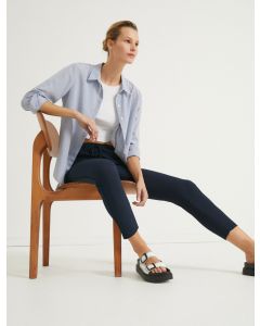 Pantalon à cordon marine 34