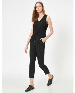 Pantalon à cordon