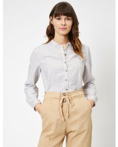  CHEMISES ML GREY STRIPE 36