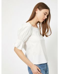 Blouse à volants