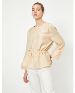 Blouse détaillée à volants white 36