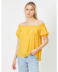  BLOUSE MC MUSTARD 38