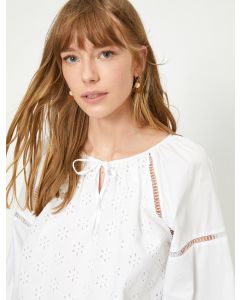 Blouse ornée white 36