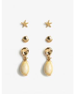 Ensemble de boucles d'oreilles coquillage