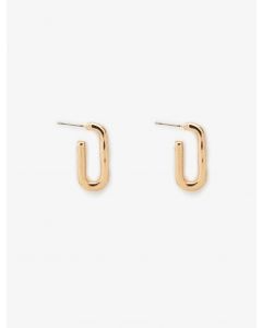 Boucles d'oreilles pendantes en métal gold t