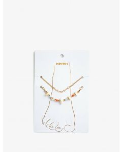 Bracelet de cheville métallique GOLD T