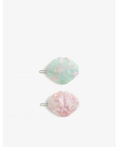 Coquillage à boucle de couleur pastel