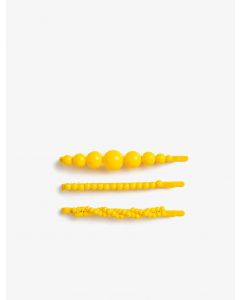 Boucles d'oreilles en bois perlé YELLOW T