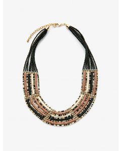 Collier de perles multicolores