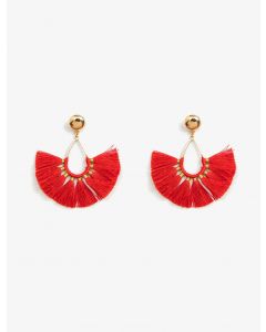 Boucles d'oreilles pompon