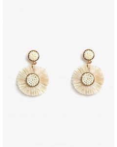 Boucles d'oreilles à franges perlées