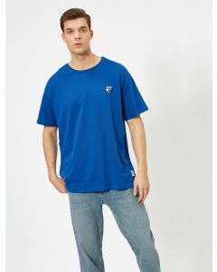  T-SHIRT MC BLUE M