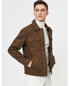 Manteau détaillé à glissière