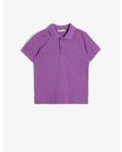  TSHIRT MC POLO AUBERGINE 5-6