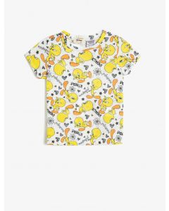  T-SHIRT MC BLUE DESIGN 5-6