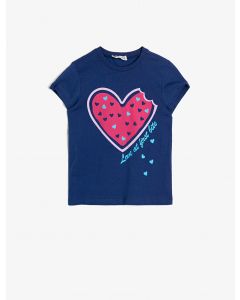  T-SHIRT MC INDIGO 4-5