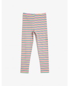  LEGGINGS BLUE STRIPED 3-4