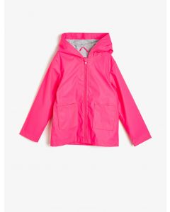 Manteau à capuche neon-pembe 4-5