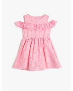 Robe fleurie à volants
