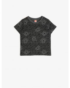  T-SHIRT MC BLACK DESIGN 6-9