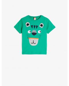  T-SHIRT MC GREEN 6-9