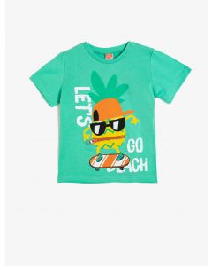  T-SHIRT MC GREEN 0-3
