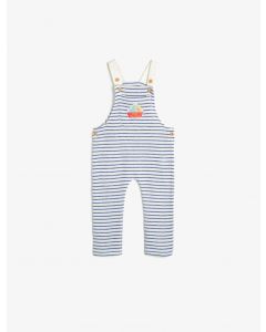 Salopette rayée marine-stripe 184