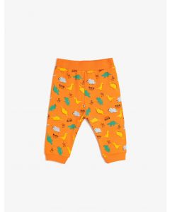  BAS DE SURVÊTEMENT ORANGE DESIGN 3-6