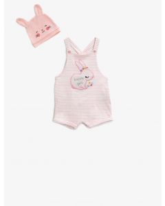  SALOPETTE ROSE STRIPE 243