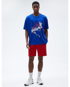  T-SHIRT MC BLUE S