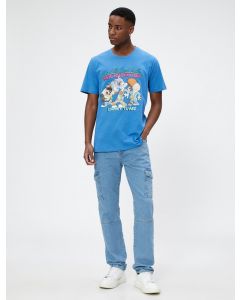  T-SHIRT MC BLUE XXL