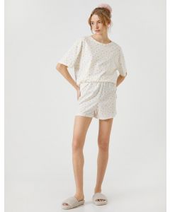 ENSEMBLES DE PYJAMA EN MAILLE ECRU XL