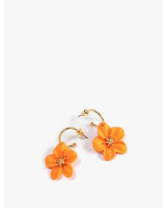  DES BOUCLES D&#39;OREILLES ORANGE T