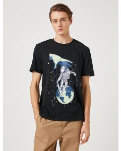T-SHIRT MC BLACK L