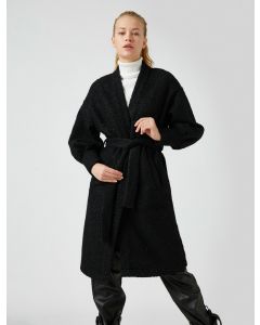 Manteau portefeuille ceinturé
