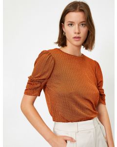  T-SHIRT MC TERRACOTTA XL
