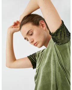  T-SHIRT MC KHAKI S