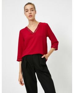  BLOUSE ML CHERRY 36