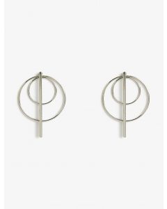 Boucles d'oreilles entrelacées SILVER T