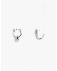 Boucle d'oreille de conception géométrique SILVER T