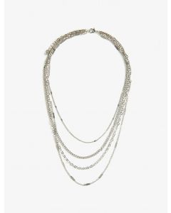 Collier chaîne superposé SILVER T