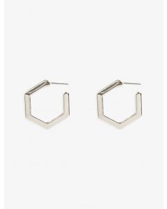 Boucles d'oreilles créoles géométriques