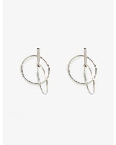 Boucles d'oreilles double cercle